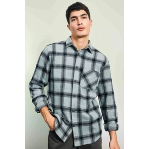 Regular Fit Kareli Oduncu Uzun Kollu Gömlek A5517AX23AU