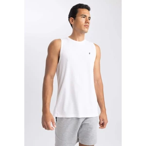 DeFactoFit Slim Fit Dar Kesim Baskılı Bisiklet Yaka Sporcu Atlet A1736AX23SM