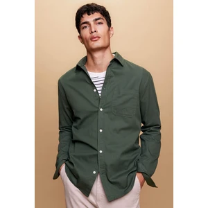 Regular Fit Gabardin Uzun Kollu Gömlek A5383AX23AU
