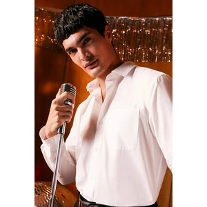 Regular Fit Poplin Uzun Kollu Gömlek A8030AX23AU