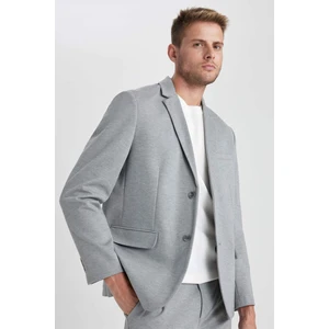 Modern Fit Ceket Yaka Düğmeli Blazer Ceket B0122AX23AU
