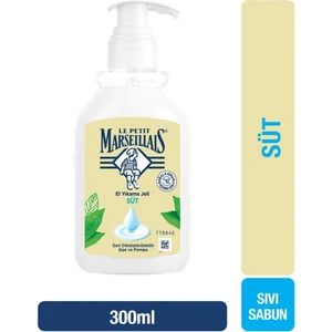Le Petit Marseillais Sütlü Sıvı Sabun 300 ml Dermatolojik Olarak Test Edilmiş Cilt Dostu
