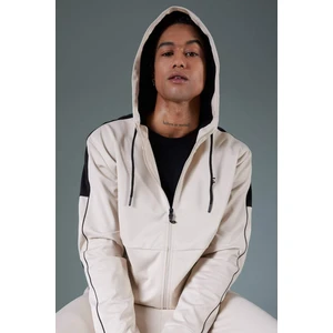 DeFactoFit Standart Fit Normal Kesim Skuba Dalgıç Kumaş Kapüşonlu Fermuarlı Sweatshirt B4535AX24SP