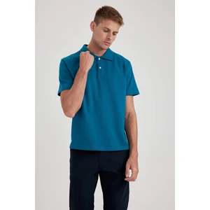 Erkek Yeşil Siyah Regular Fit Düz Kesim Polo Yaka Basic Düz %100 Pamuk Polo Tişört B0643AXNS