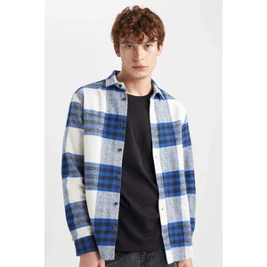 Regular Fit Kareli Oduncu Uzun Kollu Gömlek S9275AZ23AU
