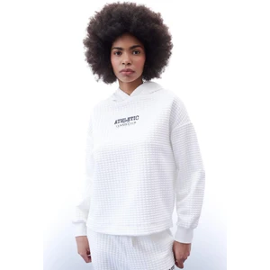 Oversize Geniş Kalıp Kapüşonlu Kapitone Sporcu Sweatshirt B4599AX24SP