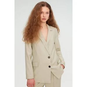 Loose Fit Kruvaze Yaka Düğmeli Blazer Ceket Z8276AZ24SM