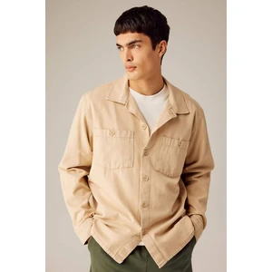 Relax Fit Pamuklu Uzun Kollu Gömlek Ceket B6113AX23AU