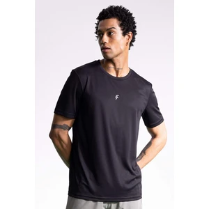 DeFactoFit Slim Fit Dar Kesim Bisiklet Yaka Baskılı Sporcu Kısa Kollu Tişört