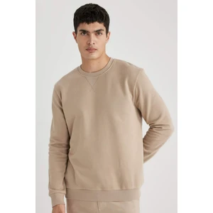 Regular Fit Bisiklet Yaka Pamuklu Basic Sweatshirt T3777AZ24SP