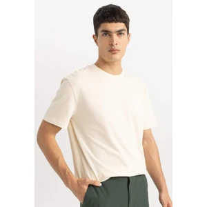 %100 Pamuk New Regular Fit Bisiklet Yaka Basic Düz Kısa Kollu Tişört V7699AZ24SP