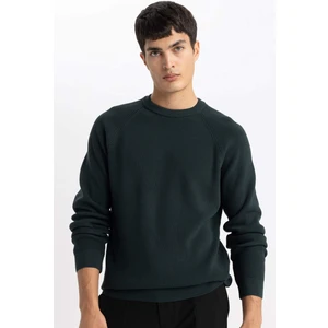Standart Fit Normal Kesim Bisiklet Yaka Basic Düz Triko Kazak A8458AX24SP