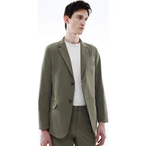 Regular Fit Ceket Yaka Düğmeli Astarlı Basic Düz Blazer Ceket B7179AX24SP