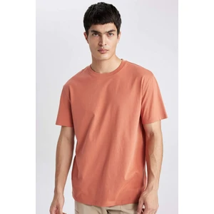 %100 Pamuk New Regular Fit Bisiklet Yaka Basic Düz Kısa Kollu Tişört V7699AZ24SP