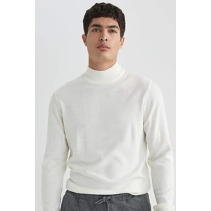 Slim Fit Dar Kesim Yarım Balıkçı Yaka Basic Düz Triko Kazak R1127AZ24SP
