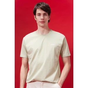 Regular Fit Bisiklet Yaka Baskılı Kısa Kollu Tişört B5077AX24SP