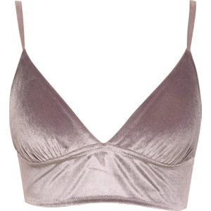 Kapsız Kadife Çıkarılabilir Pedli Bralet-Fall in Love B8329AX23WN