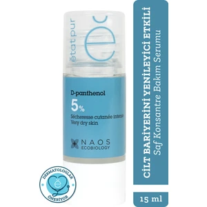 Etat Pur Pure Active D-Panthenol %5,25 Nemlendirici Onarıcı Saf Konsantre Cilt Bakım Serumu 15 ml Kuru Ciltler