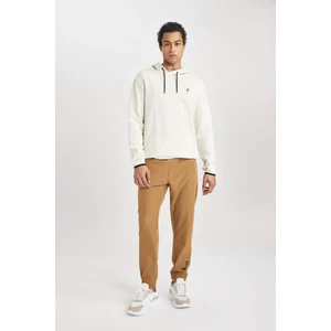 DeFactoFit Dokuma Sporcu Jogger Eşofman Altı Slim Fit Dar Kesim Çift Cepli C1212AX24SP