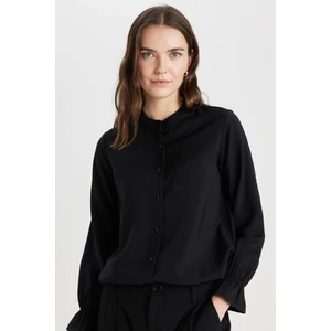 Regular Fit Basic Düz Uzun Kollu Gömlek B1558AX24SP