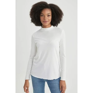 Regular Fit Basic Düz Ribana Uzun Kollu Hamile Üst C1025AX23WN
