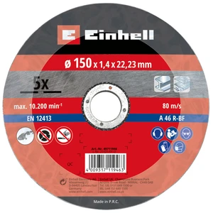 Metal Kesici Disk 150 x 1,4 x 22,23 mm 5 Adet