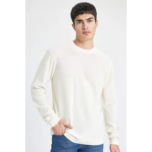 Standart Fit Normal Kesim Bisiklet Yaka Basic Düz Triko Kazak