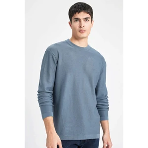 Standart Fit Normal Kesim Bisiklet Yaka Basic Düz Triko Kazak B9731AX24AU