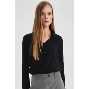 Regular Fit Basic Uzun Kollu Gömlek W3614AZ24SP