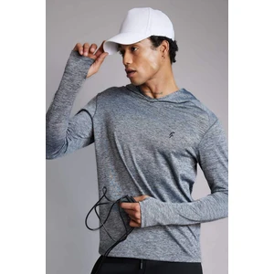 DeFactoFit Slim Fit Dar Kesim Kapüşonlu Sporcu Sweatshirt B4592AX24SP