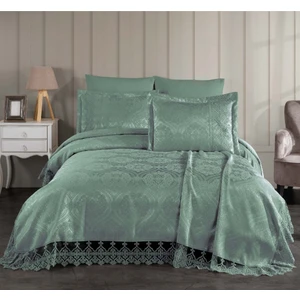 DİA BELLA Sultan 3 Parça Fransız Dantelli Şönil Lux Pike Takımı