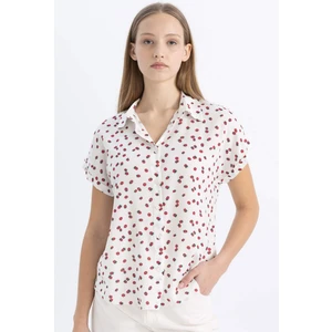 Coool Ananas Desenli Kısa Kollu Gömlek Z1661AZ24SP