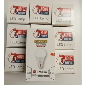 EKOLA-9W Beyaz LED Ampul  10 Lu Paket