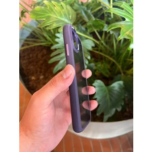Glass Series Apple iPhone Premium Şeffaf Kılıf | Renkli Çerçeve