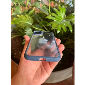 Glass Series Apple iPhone Premium Şeffaf Kılıf | Renkli Çerçeve