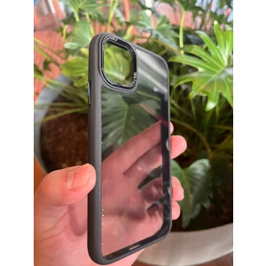 Glass Series Apple iPhone Premium Şeffaf Kılıf | Renkli Çerçeve