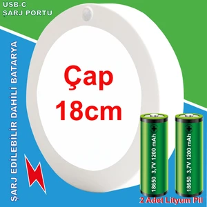 Şarjlı Hareket Sensörlü Led Aydınlatma / GT-CL05N