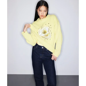 Trok Baskılı ve Patch'li Kazak TS1250050028070