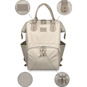 Paris x Pro Kadın ve Anne Bebek Bakım Sırt Çantası ( Beıge )
