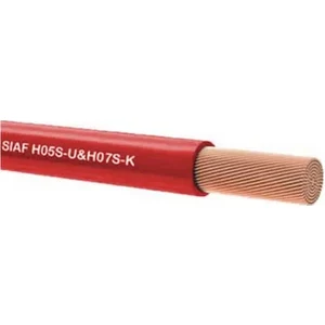 Kablo Yanmaz 0,50 mm Çok Telli Tek Damarlı Kırmızı 10 Metre Top