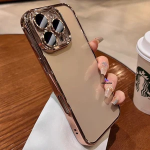 Apple iPhone 16 Pro Kılıf Lens ve Hoparlör Toz Korumalı Arkası Şeffaf Kenarı Renkli Silikon Kapak