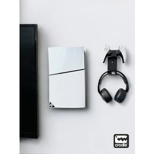 Playstation 5 Slim Duvar Standı ve Joystick Duvar Standı Ps5 Duvar Standı Gaming Aksesuar
