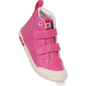 Kiko Kids Garf Günlük Cırtlı Kız Çocuk Bot Ayakkabı Fuşya