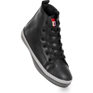 Kiko Kids Pant Günlük Bağcıklı Fermuarlı Erkek Çocuk Spor Ayakkabı Siyah