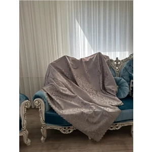 Kaymaz Tabanlı Tay Tüyü Koltuk Örtüsü, Altı Kaymaz Koltuk Şalı, Vizon Kanepe Örtüsü (175 x 210 cm)