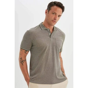 New Regular Fit Kısa Kollu Basic Düz Polo Tişört C6004AX24SM