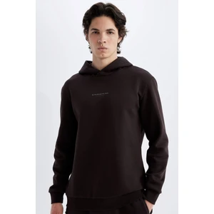 Regular Fit Kapüşonlu Baskılı Sweatshirt C6131AX24AU