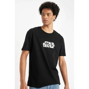 %100 Pamuk Star Wars Regular Fit Bisiklet Yaka Kısa Kollu Tişört C6523AX24AU