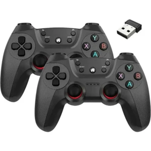 Joystick Gamepad Çiftli Tv Pc Uyumlu Oyun Konsolu 2.4g Gamepad Double Joystick Doungle