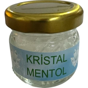 Buhurdanlık Sauna Hamam Için Doğal Kristal Mentol Kavanoz 10 Gr